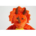 Onesie Kigurumi Oranžais Dinozaurs